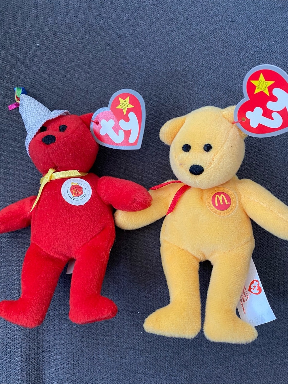 Ty McDonald's Beanie Bears - The Golden Arches & 25th McDonalds Birthday